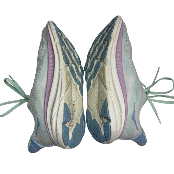 Hoka One Clifton 9 Sunlit Ocean Lilac Mist Womens Sz7.5 - Picture 5 of 8